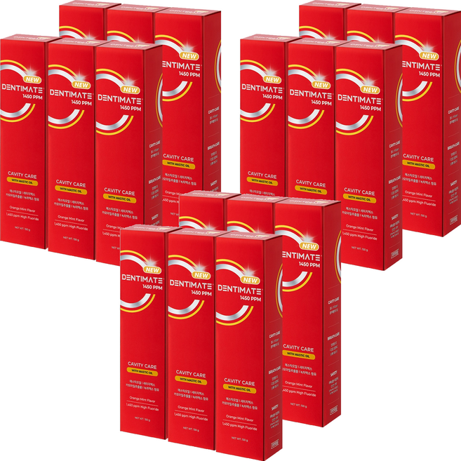 크리오 덴티메이트 일사오공 충치케어 치약, 150g, 18개