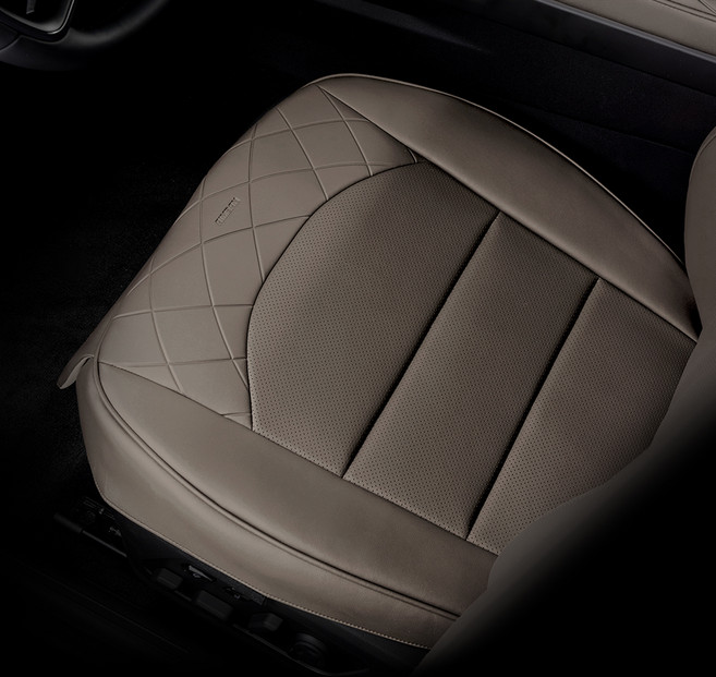 아임반 비슬림 1.2cm 얇은 차량용 방석 사이드클립, 에스프레소 브라운, 1개