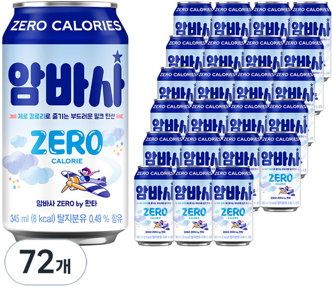 암바사 제로 by 환타, 72개, 345ml