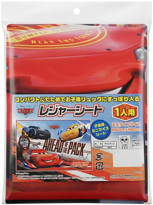 Skater 日本 閃電麥坤 Cars 野餐墊 90 x 60cm 紅色 1個