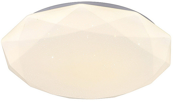 星鑽LED52W四段調光臥室吸頂燈 V2894F52Y 50 x 5cm, 白色