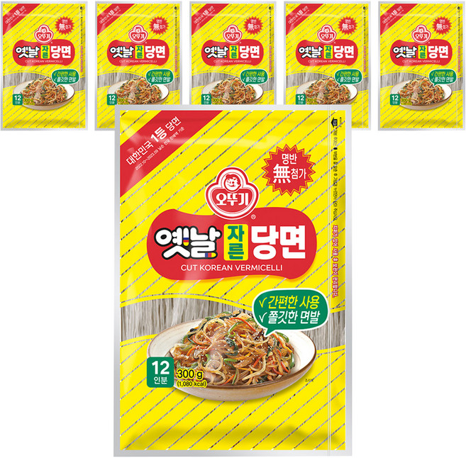 오뚜기옛날 자른당면, 300g, 6개