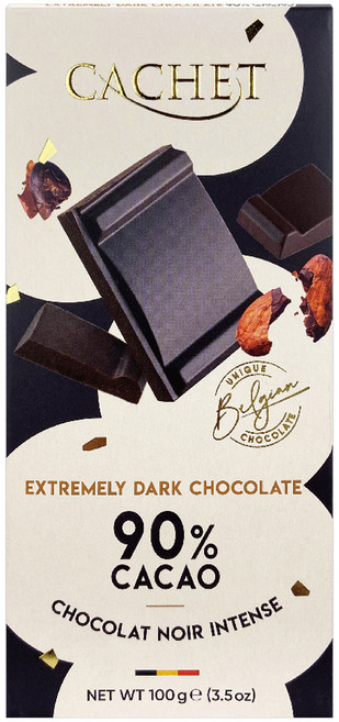 CACHET 凱薩 90%巧克力, 100g, 1片