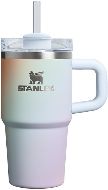 스탠리 퀜처 H2.0 플로우 스테이트 텀블러, 썬라이즈 스파이럴, 591ml, 1개