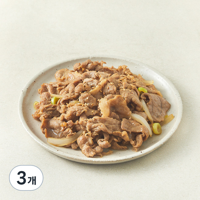 고급진 기사식당 돼지불백, 3개, 600g