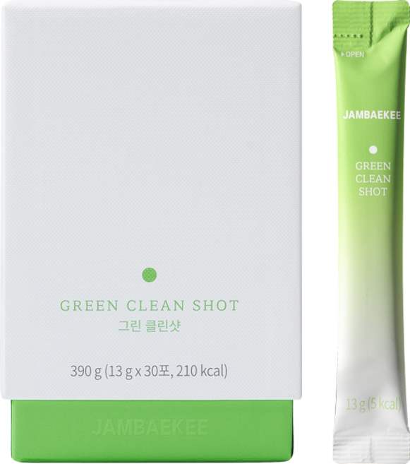 잠백이 그린 클린샷 양배추즙 30p, 390g, 1개