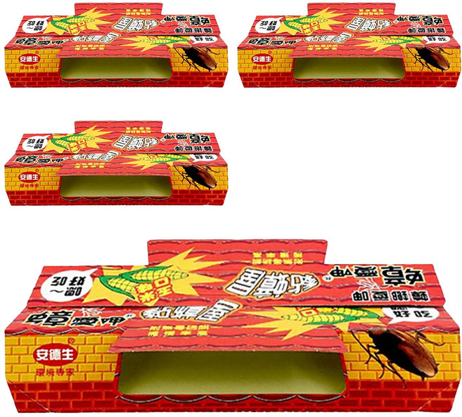 蟑愛呷 安德生 黏蟑屋 玉米 10個, 4盒