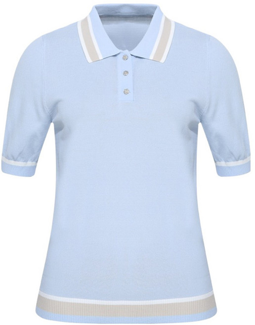 페라어스 여성용 베이직 배색 아이스 니트셔츠 ATM5JE5427