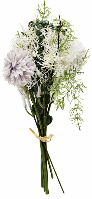 快豹 洛新花束 38cm, 粉紫色, 1組