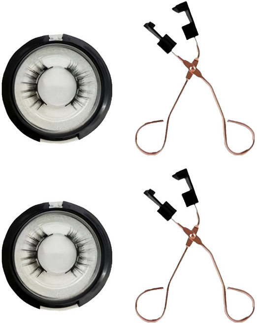 磁吸睫毛 3D量子軟磁 素顏款 防水防油防風, 2組