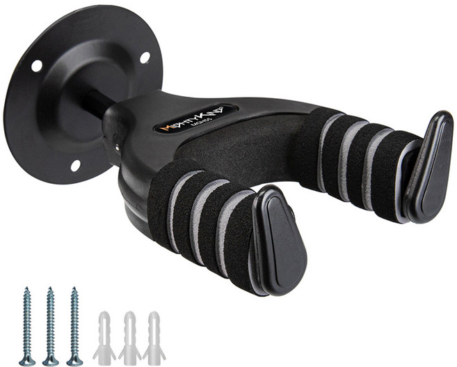 마이티킹 오토그립 벽걸이 기타 거치대 스탠드 MGH55, 1개