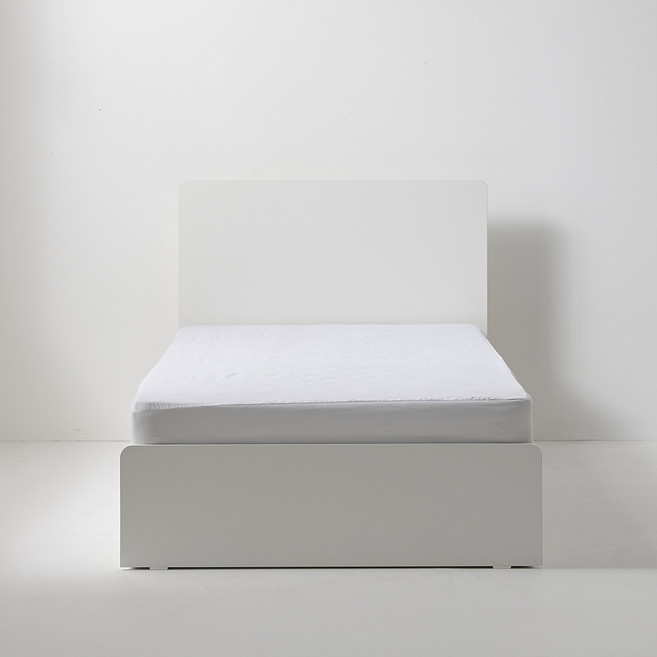 도모디자인 베이직스 헤드형 침대 프레임 단품 방문설치, 화이트