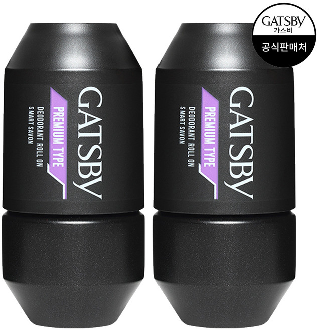 갸스비 프리미엄 타입 데오도란트 롤온 스마트 샤봉, 2개, 60ml