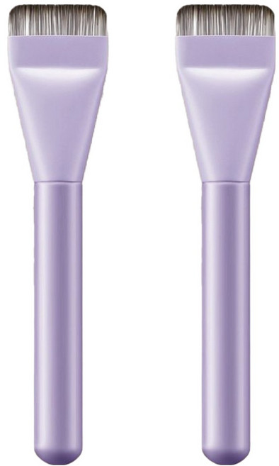 엘로브 메이크업 파운데이션 브러쉬, 2개, 퍼플