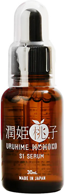 潤姬桃子 S1 精華液 含菸鹼醯胺、積雪草、桃葉萃取物, 30ml, 1瓶