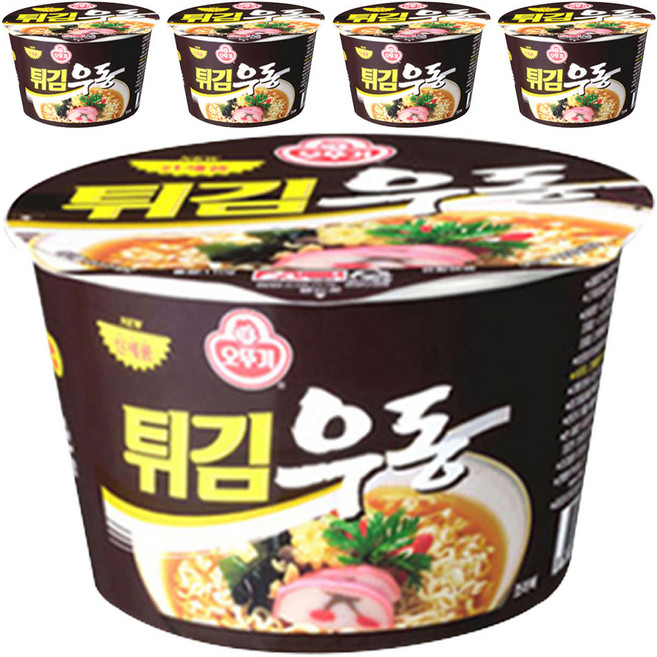 튀김우동 용기 110g, 5개