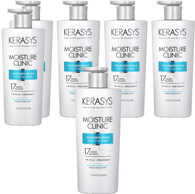 케라시스 모이스춰 클리닉 단백질 컨디셔너, 600ml, 6개