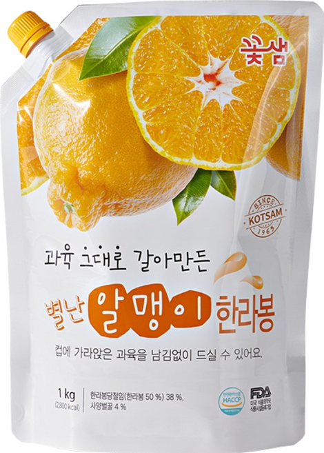 꽃샘 별난 알맹이 한라봉, 1개, 1kg