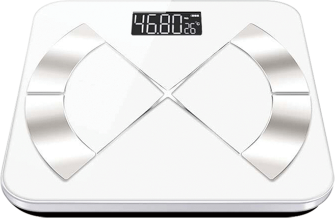 STAR CANDY 智能藍芽體重計 28 x 28 x 3.4cm 1.3kg, C09, 皓月白, 1個