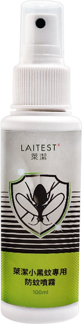 LAITEST 萊潔 小黑蚊專用防蚊噴霧, 1瓶, 100ml
