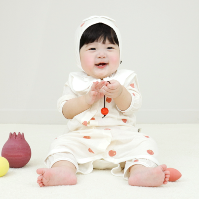 메르베 유아용 통기성 수면조끼