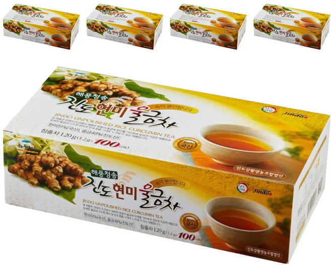 해풍청송 현미 울금차, 1.2g, 100개입, 5개