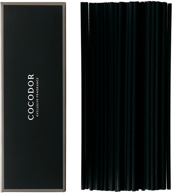 코코도르 디퓨저 섬유 리드스틱 패키지 20cm, 블랙, 1개, 50개
