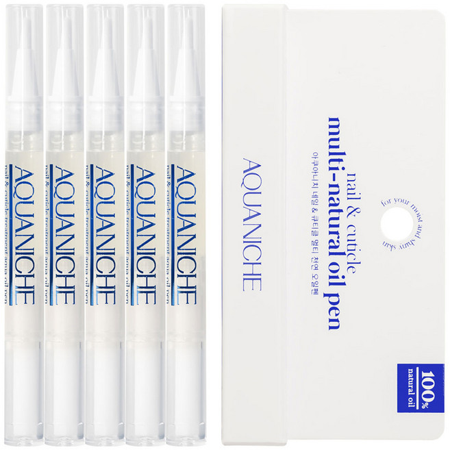 아쿠아니치 네일 앤 큐티클 멀티 오일펜, 2ml, 5개