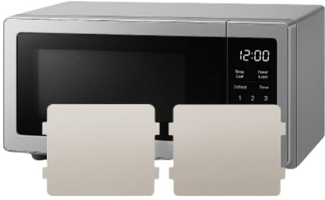 데일리픽 전자레인지 운모판 운모패드 절연시트 11.8 x 10 cm, 2개