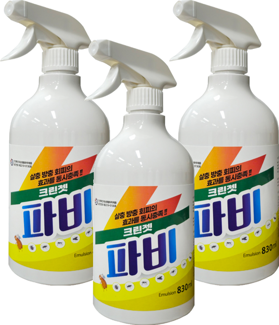 파비 멀티사이드 스프레이형 살충제, 1개입, 3개