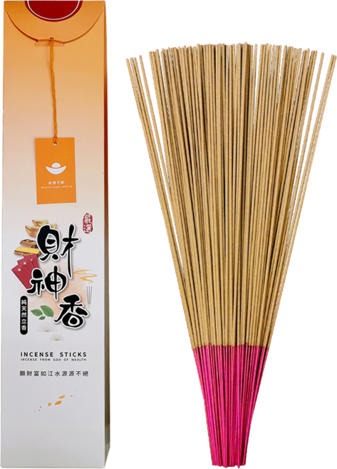 財神小舖 特級財神香檀香立香 - 天然古法製作 產品經過SGS檢驗, 1包