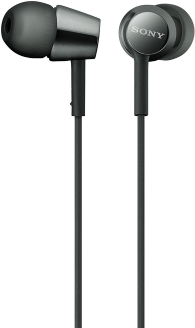 SONY 索尼 入耳式耳機, MDR-EX155, 黑色