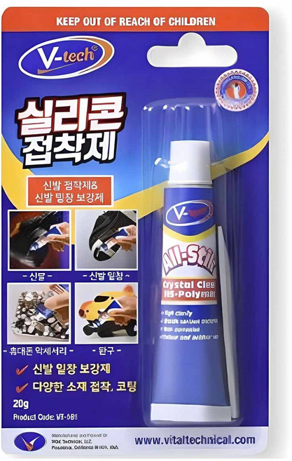 Vtech 실리콘 접착제, 1개