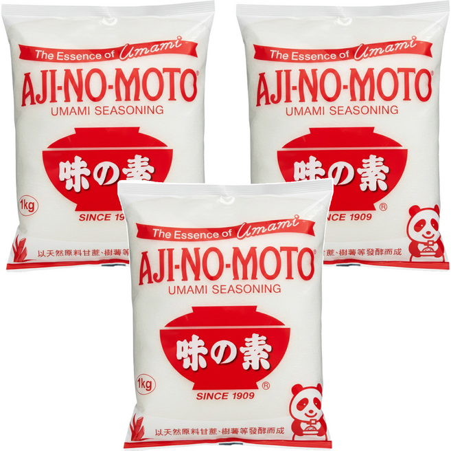 AJINOMOTO 味之素 味精, 1kg, 3包