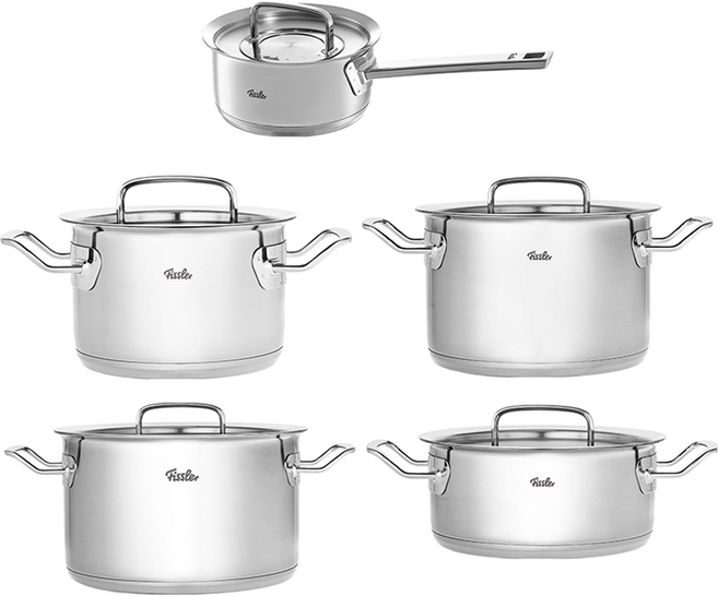 휘슬러 인덕션 오리지널 프로피 컬렉션 냄비 5개, 소스팬 16cm + 스튜팟 16cm + 20cm + 24cm + 캐서롤 20cm, 1세트