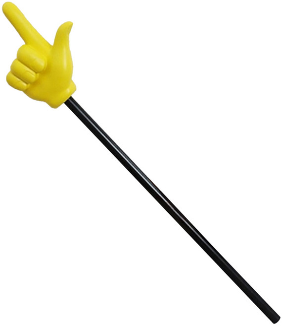 스투피드 손가락 BIG 지시봉, 노란색, 1개