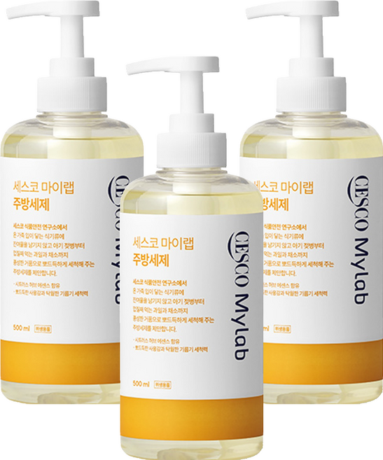 세스코마이랩 주방세제, 500ml, 3개