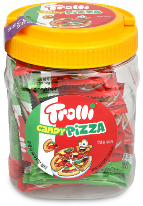 트롤리 피자모양젤리 25개입, 300g, 1개