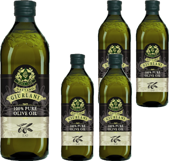 GIURLANI 喬凡尼 老樹純橄欖油, 1L, 5瓶