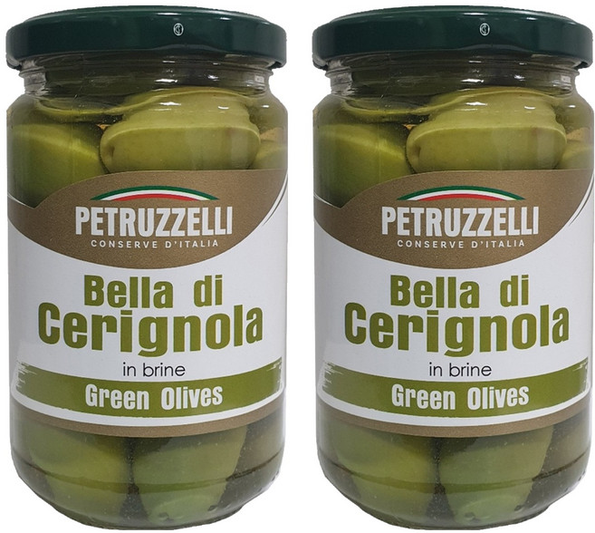 Petruzzelli 青色西西里橄欖, 290g, 2個