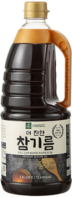 이엔푸드 더진한 참기름, 1개, 1.5L