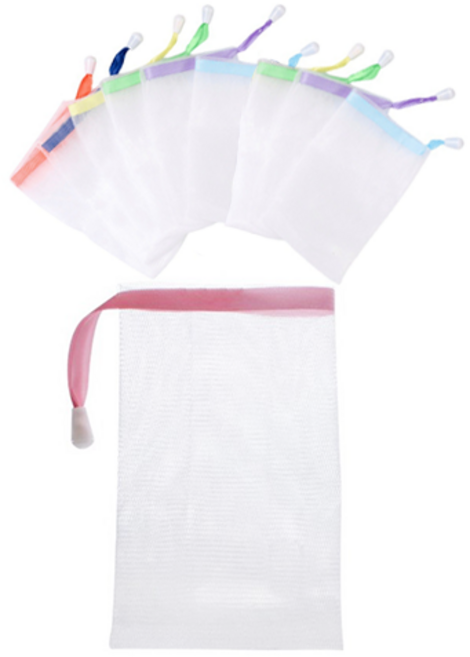 MEO 2겹 비누 거품망, 랜덤발송, 10개