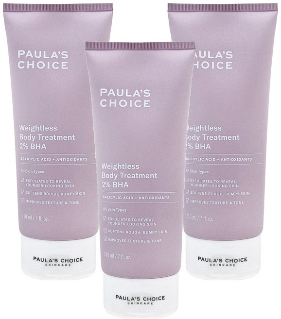 PAULA'S CHOICE 寶拉珍選 2%水楊酸身體乳, 210ml, 3條