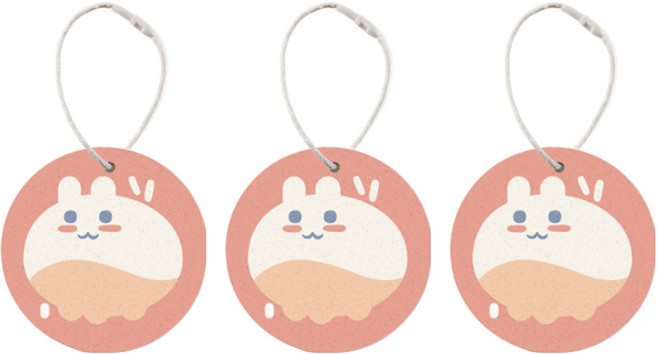 OMORY 神奇壓縮木漿清潔海綿 3入 柔軟 親膚 遇水即膨脹 附掛繩, 1包