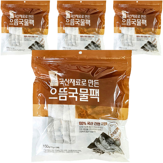 다시팩 으뜸 국물팩 10p, 150g, 4개