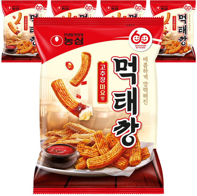 먹태깡 고추장마요맛, 60g, 5개