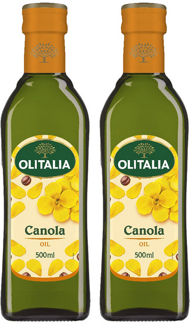 OLITALIA 奧利塔 頂級芥花油, 500ml, 2瓶