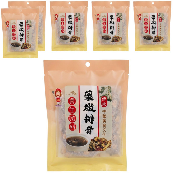 譽方媽媽 藥燉排骨, 100g, 6袋
