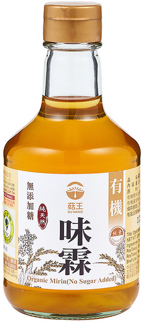菇王 有機無加糖味霖, 300ml, 1瓶