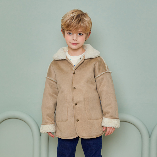 월튼키즈 아동용 몽글 덤블링 무스탕